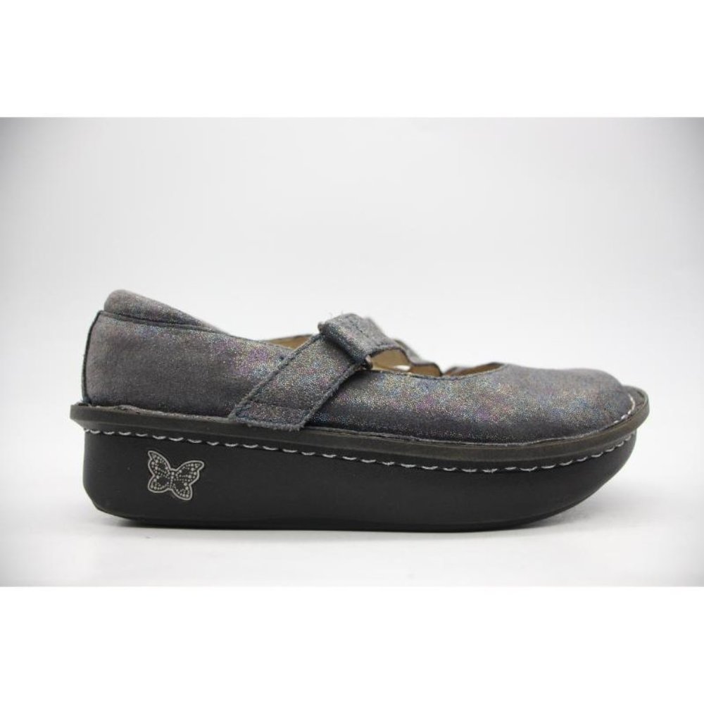 Alegria Day-250 Women's Size 36 Shoes Mary Jane Sea Essence Sparkle Clogs